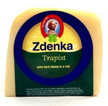 Zdenka Trapist Semi-Hard Cheese in Rind 560g R