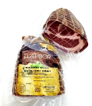 Zlatibor Hickory Smoked Pork Shoulder Kraski Vrat Approx. 1.2 lbs PLU 99 F