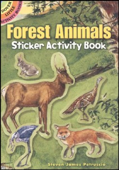 DOVER STICKER BOOK  FOREST ANIMALS