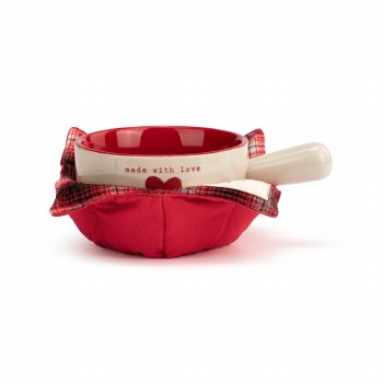 DEMDACO SOUP CROCK/COZY MADE W/LOVE
