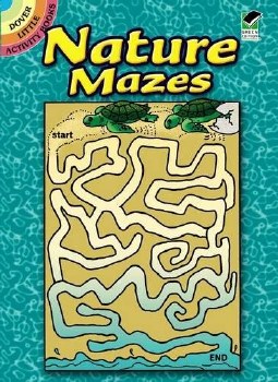 DOVER COLORING BOOK NATURE MAZES