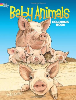 DOVER COLORING BOOK BABY ANIMALS