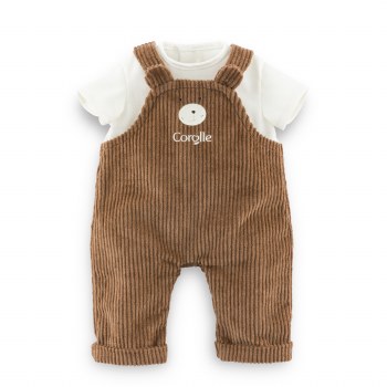 COROLLE 12" OUTFIT BEAR OVERALLS