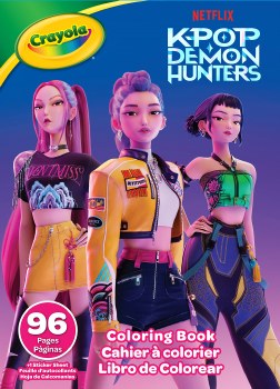 CRAYOLA COLORING BOOK K-POP