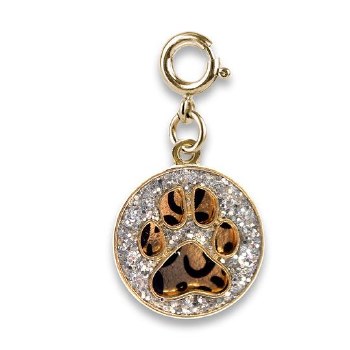 CHARM IT! CHARM GOLD SWIVEL LEOPARD