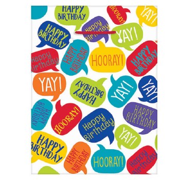 THOUGHT BUBBLES MEDIUM GIFT BAG