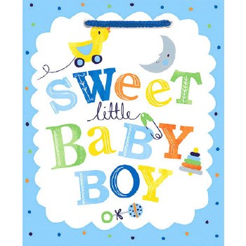 SWEET BABY BOY MEDIUM GIFT BAG