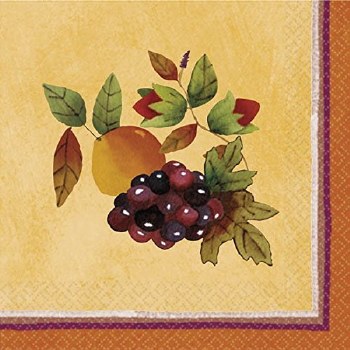 16CT NAPKINS THANKSGIVING MEDLEY