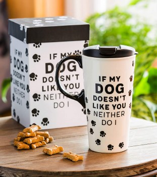 17oz CERAMIC TRAVEL CUP IF MY DOG DOESNT