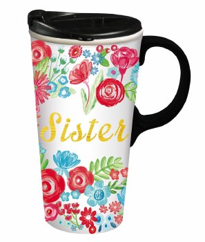 17oz CERAMIC TRAVEL CUP SISTER