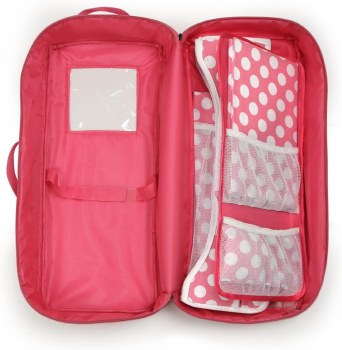 18&quot; DOLL TRAVEL CASE WITH BED &amp; BEDDING