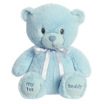 EBBA MY FIRST TEDDY BLUE 18&quot;