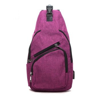 NUPOUCH DAY PACK LARGE PLUM