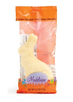 MADELAINE 2.5oz SOLID WHITE BUNNY