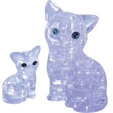 3D CRYSTAL PUZZLE CATS