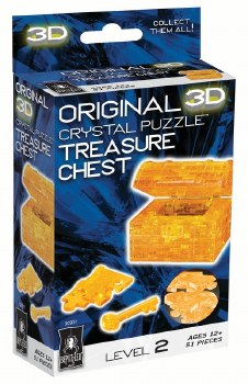 3D CRYSTAL PUZZLE CHEST