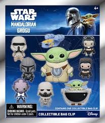 3D FOAM BAG CLIP STAR WARS MANDA &amp; GROGU