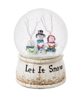 LET IT SNOW WATERGLOBE