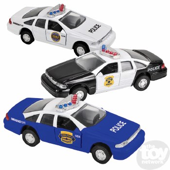 4.5&quot; DIE-CAST PULL BACK POLICE CAR