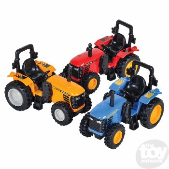 4&quot; DIE-CAST PULL BACK FARM TRACTOR