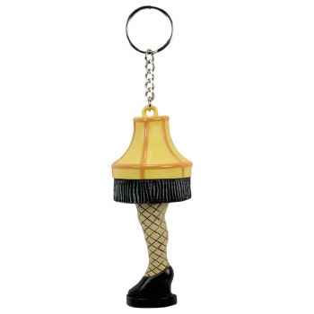 KID ROBOT TALKING LEG LAMP KEYCHAIN
