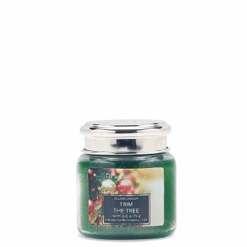 VILLAGE CANDLE SMALL JAR TRIM THE TREE