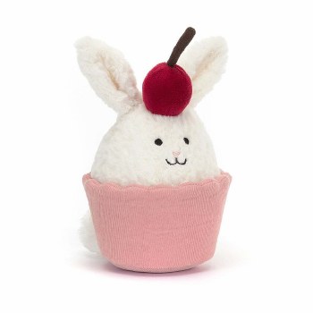 JELLYCAT DAINTY DESSERT BUNNY CUPCAKE