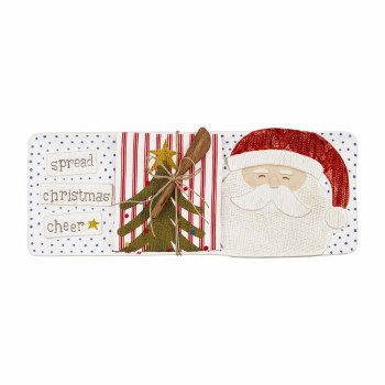 MUDPIE SANTA TREE TOWEL HOSTESS SET