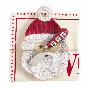 MUDPIE SANTA APPETIZER SET