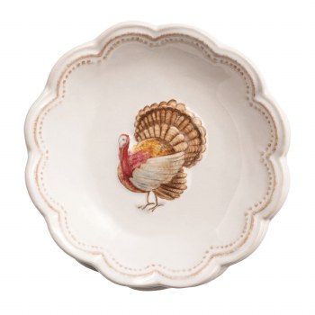 MUD PIE TURKEY GATHER DIP BOWL