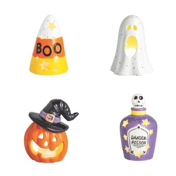 MUD PIE GHOST VOTIVE HOLDER