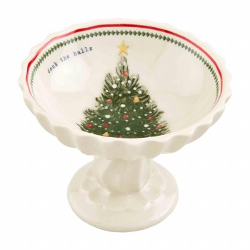 MUD PIE XMAS TREE VINTAGE CANDY DISH