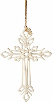 LENOX ORNAMENT 2023 SNOW FANTASIES CROSS