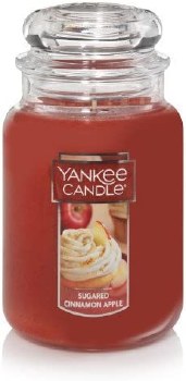 YANKEE LG CLASSIC JAR SUGARED CINNA APPL