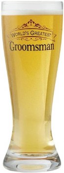 ENESCO BEER GLASS GROOMSMAN