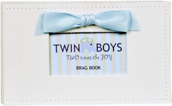 GRANDPARENT CO TWIN BOYS BRAG BOOK