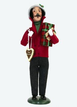 BYERS' CHOICE FAMILY W/COOKIE MAN