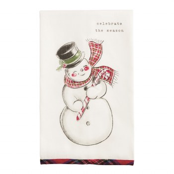 MUD PIE CELEBRATE SEASON PRINTED TOWEL