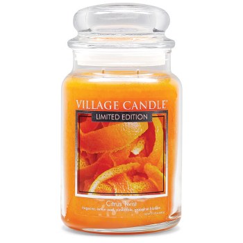 VILLAGE CANDLE LG JAR CITRUS TWIST