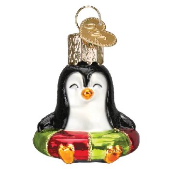 OLD WORLD CHRISTMAS MINI PENGUIN