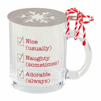 MUD PIE MUG SNOWFLAKE