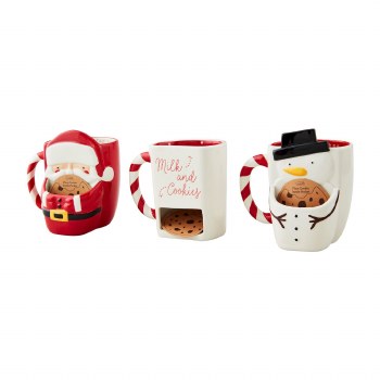 MUD PIE XMAS POCKET MUG CANDY CANE
