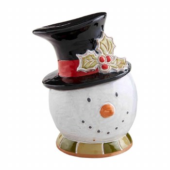 MUDPIE SNOWMAN COOKIE JAR
