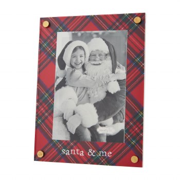 MUD PIE ACRYLIC SANTA FRAME
