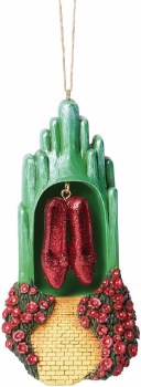 HEARTWOOD CREEK RUBY SLIPPERS ORNAMENT