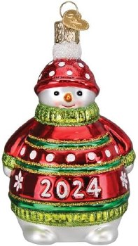 OLD WORLD CHRISTMAS 2024 SNOWMAN