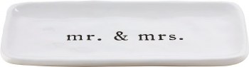 MUD PIE MR/MRS EVERYTHING DISH