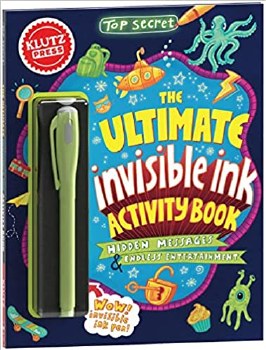 KLUTZ INVISIBLE INK ACTIVITY BOOK