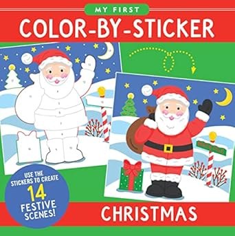 COLOR BY STICKER CHRISTMAS