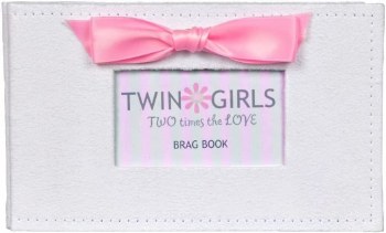 GRANDPARENT CO TWIN GIRLS  BRAG BOOK